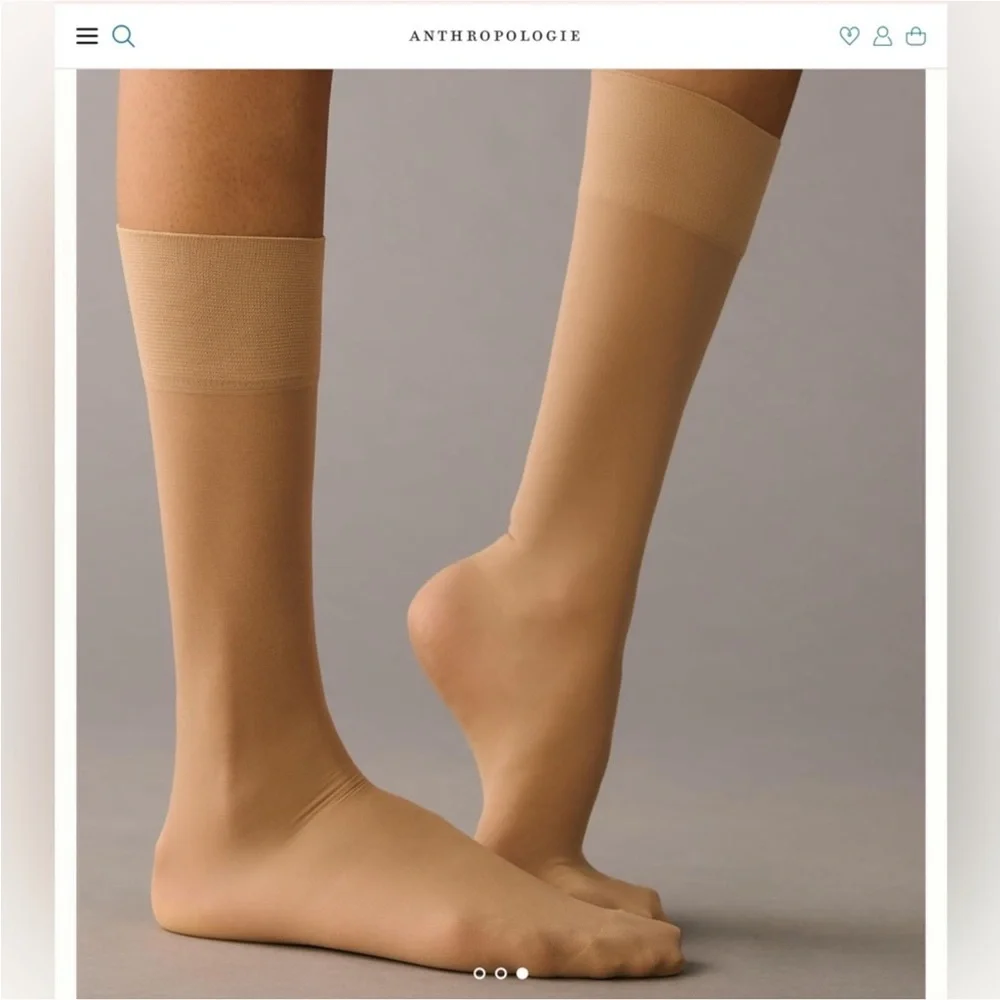 NWT Anthropologie Bea knee high beige stockings❤️❤️❤️❤️